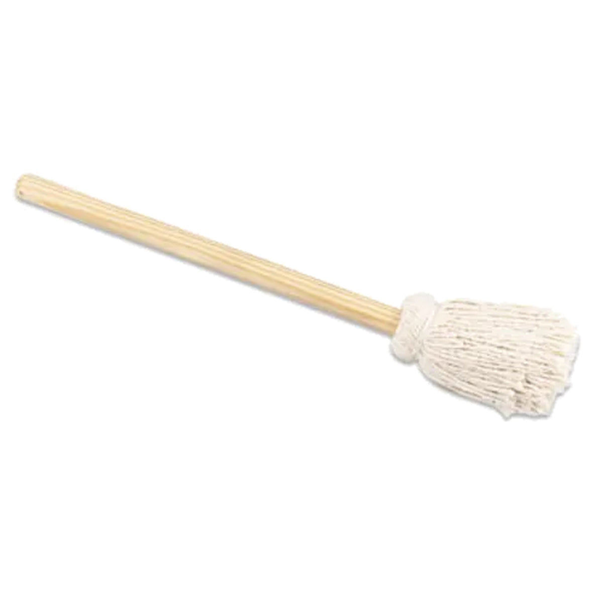 Alegacy Dish/Grease Mop Wood Handle 2.5" Yarn Head 12" - 986