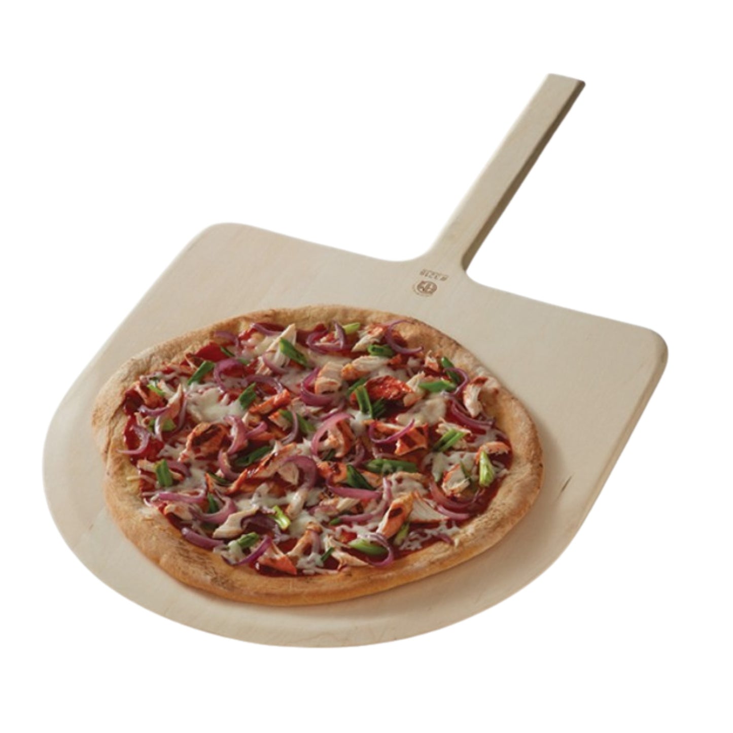 Pala para pizza de madera de 45,7 x 45,7 x 81,2 cm