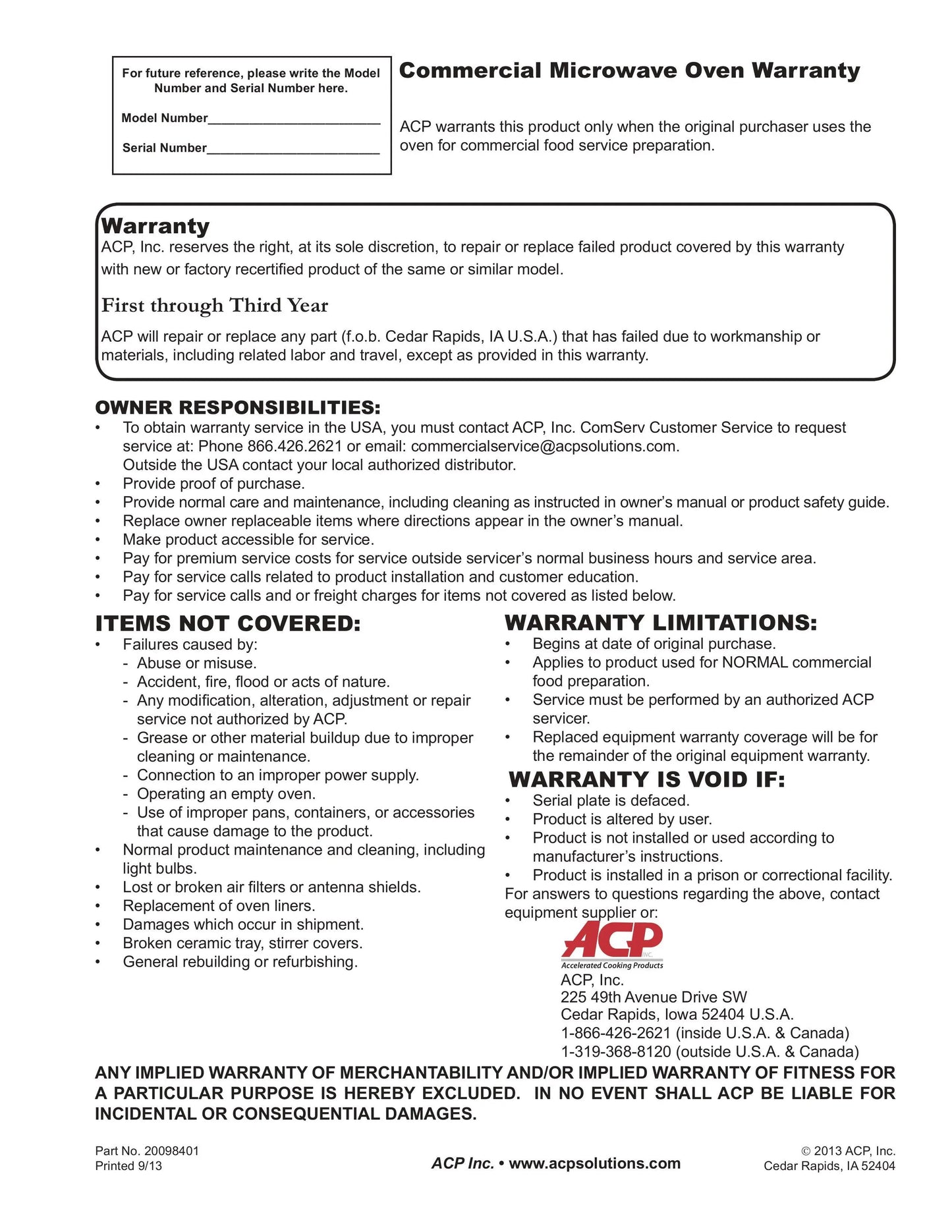 Amana Steamer Oven, 3500w, 208-240/1 - AMSO35 Amana