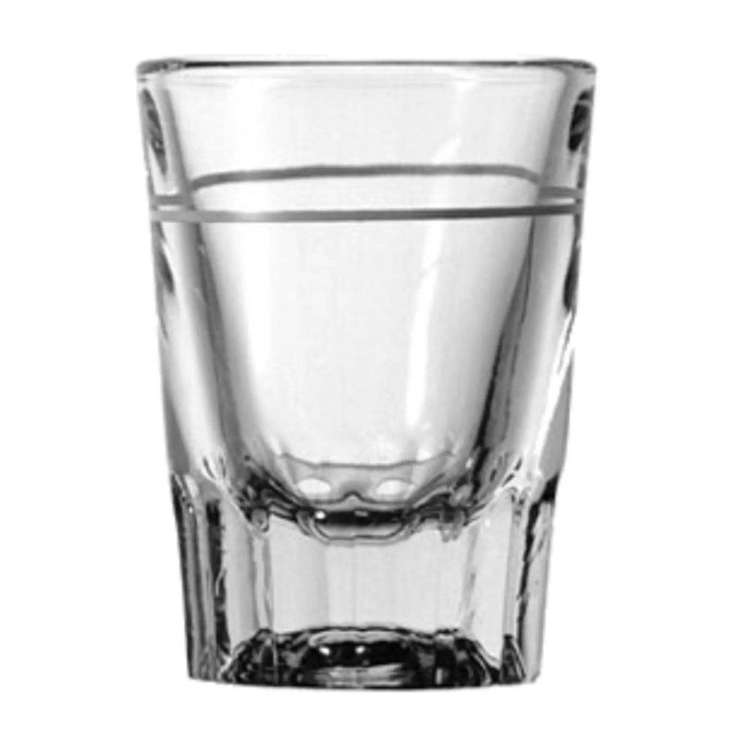 Anchor Hocking Shot Glass 2oz w/1oz Cap Line - CS4D Anchor Hocking