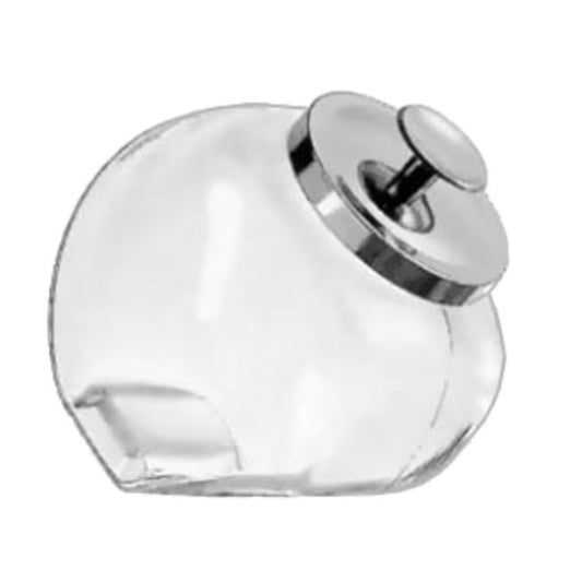 Anchor Hocking Candy Jar 1/2G Glass, Chrome Lid - EA
