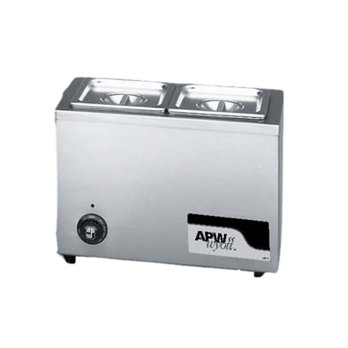 APW Wyott Fractional Food Pan Warmer Stainless Steel NSF 7 Qt - W-9