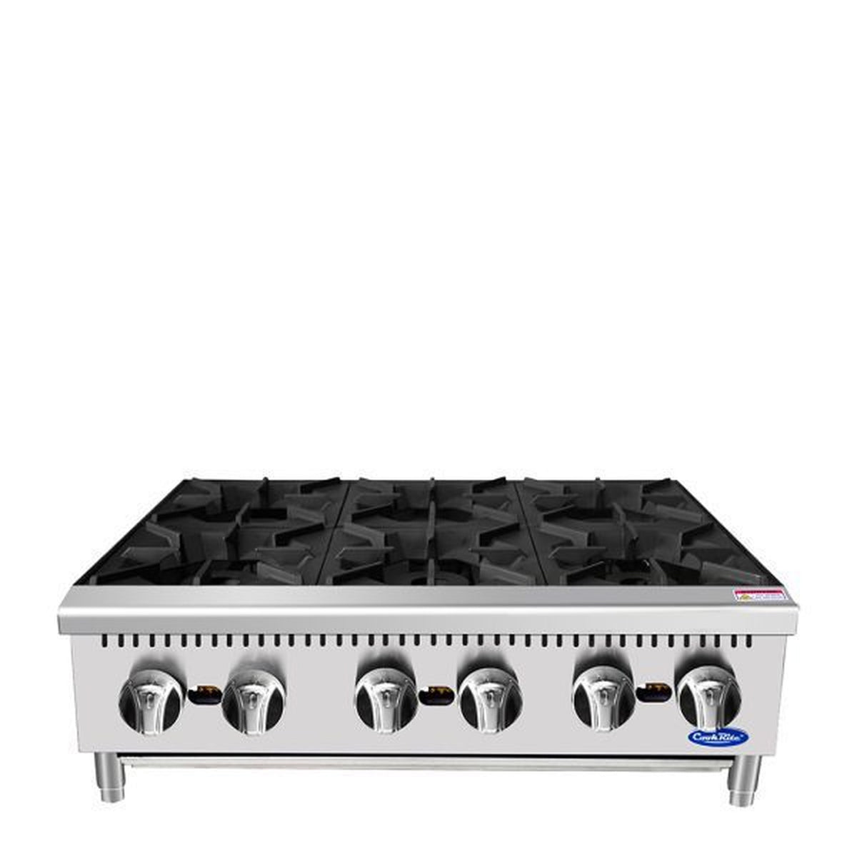 Atosa CookRite Stainless Steel 6-Burner Gas Countertop Hotplate 36" ACHP-6*