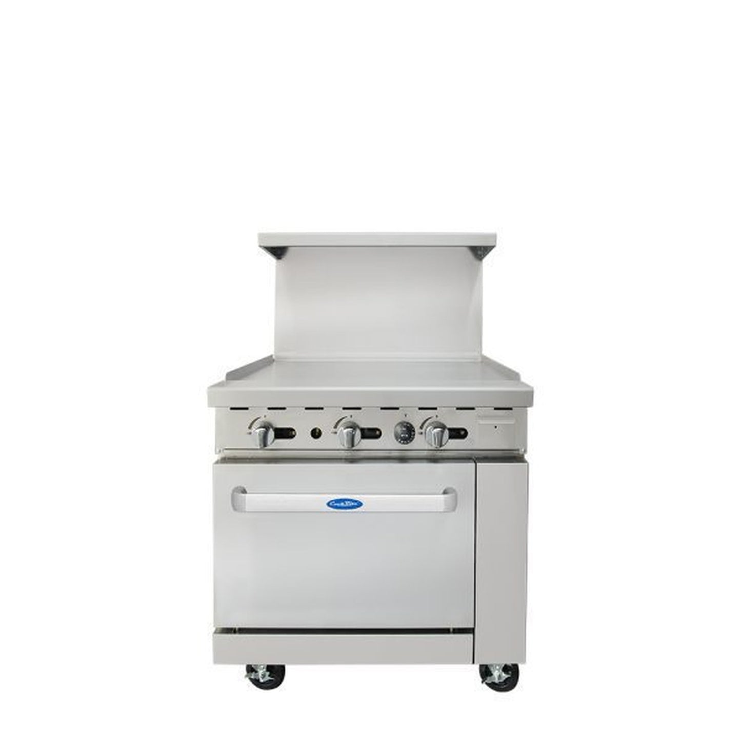 Atosa CookRite Commercial Gas Range Stainless Steel 36" Griddle Top, 1 AGR-36G