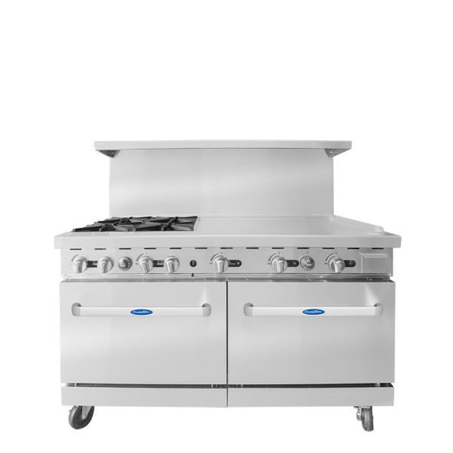 Atosa CookRite Commercial Gas Range Stainless Steel 4 Burners 36" AGR-4B36GR