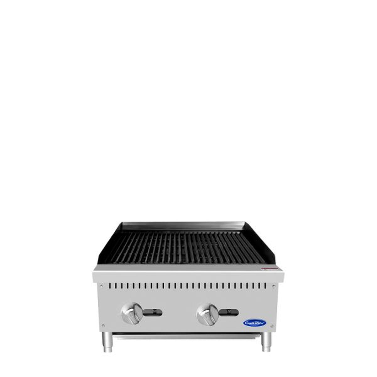 Atosa CookRite Stainless Steel Countertop Charbroiler 24" - 70,000 BTU ATCB-24*