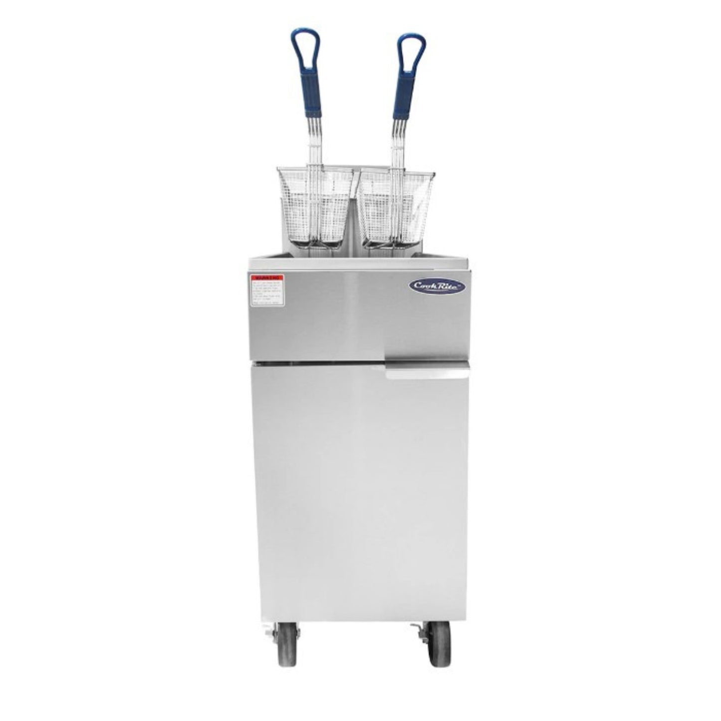 Atosa Stainless Steel Gas Deep Fryer Energy Star 40 lb Natural Gas - ATFS-40ES