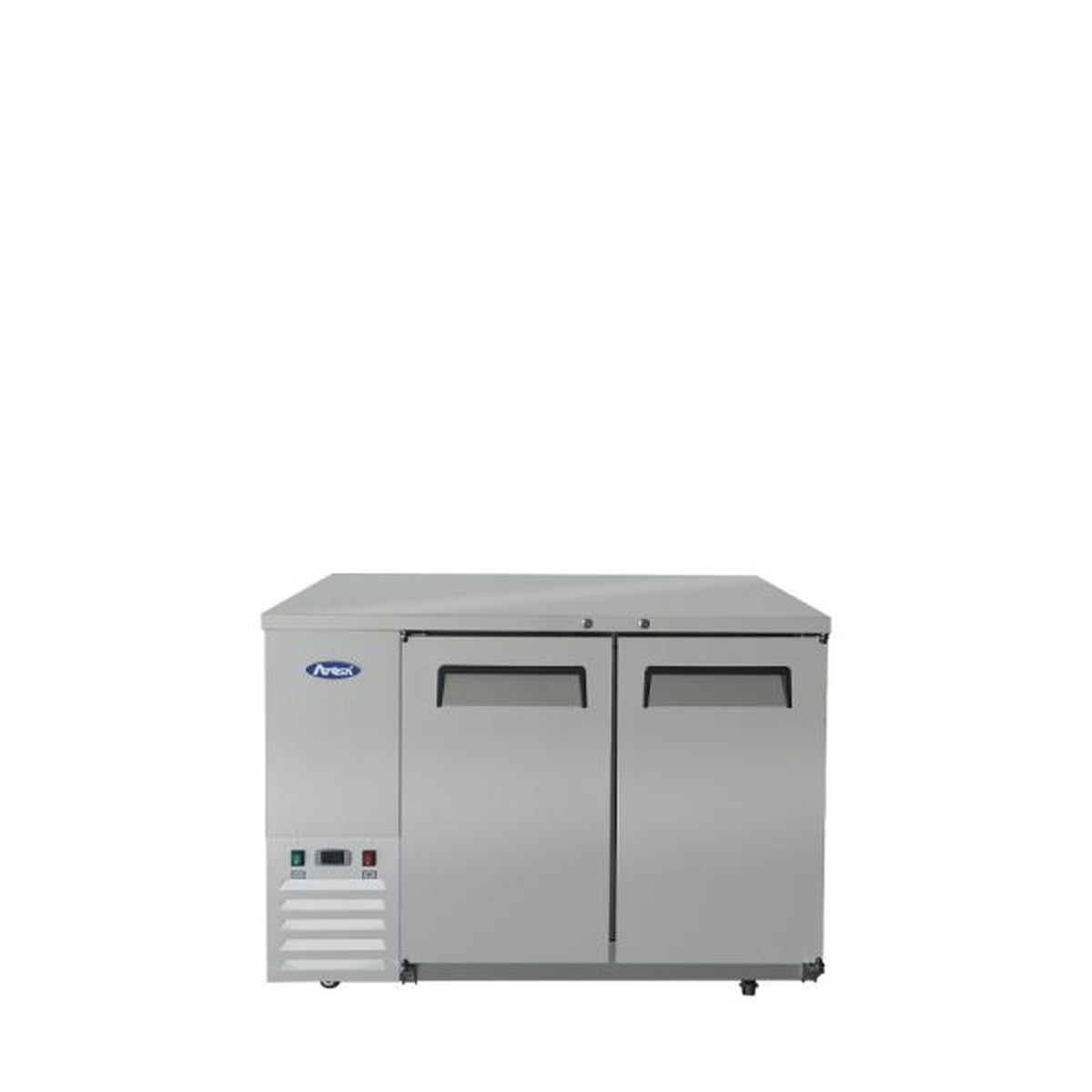 Atosa Stainless Steel Back Bar Cooler 2 Solid Doors 48" W MBB48GR