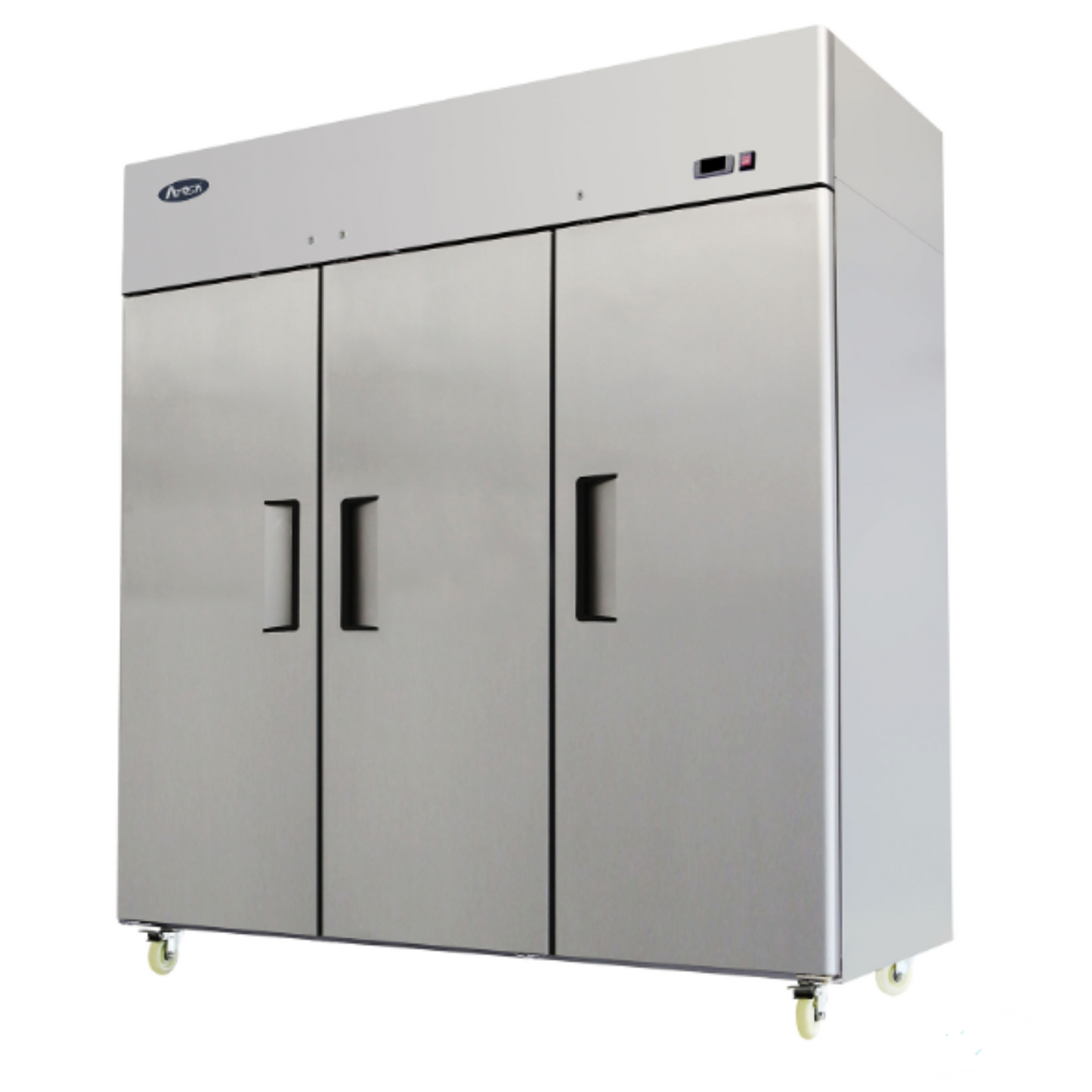 Atosa 3-Door Stainless Steel Top Mount Reach-In Refrigerator 64.9 - MBF8006GR