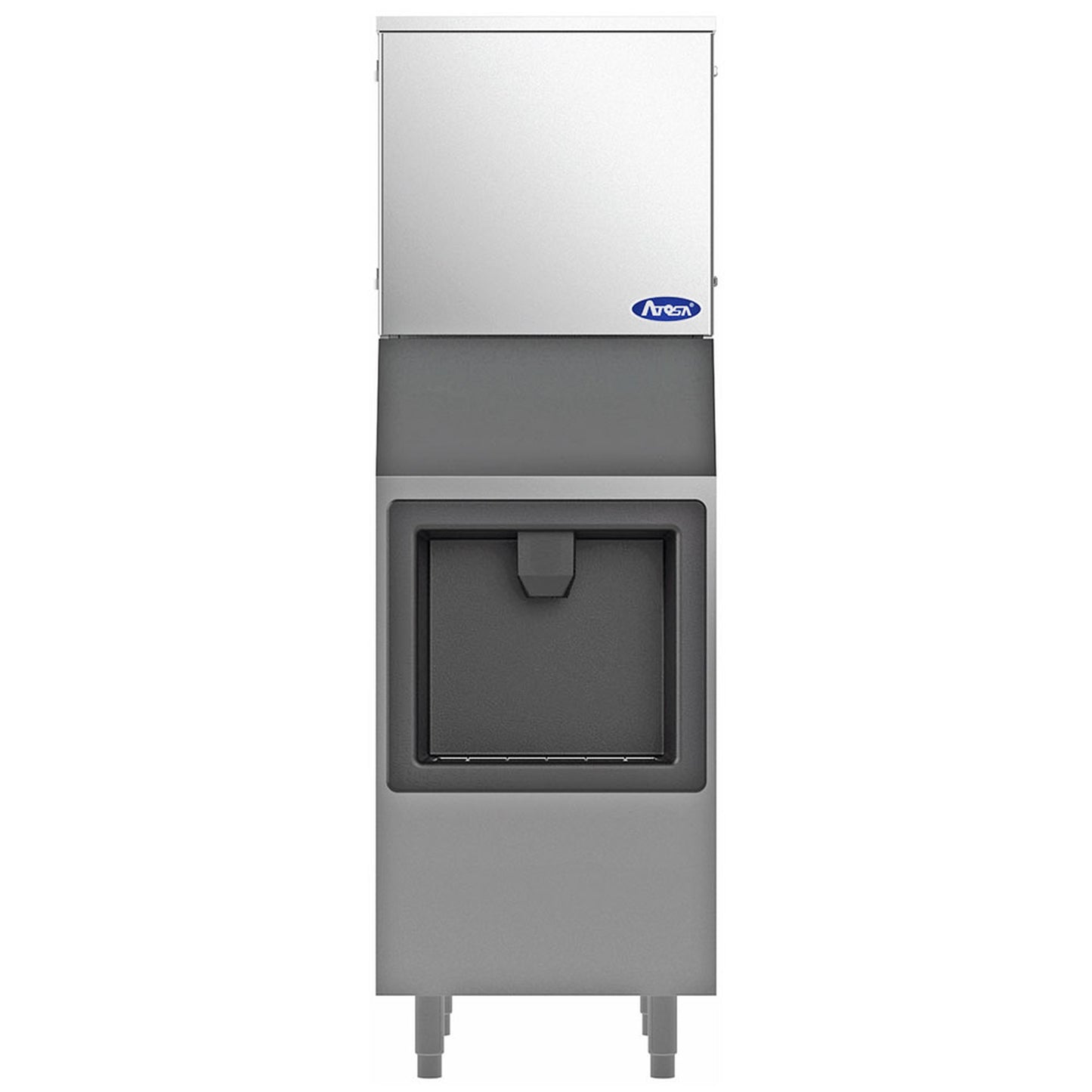 Atosa Hotel Ice Machine & Dispenser Stainless Steel 350 lb/24Hr - YDS0350A-161