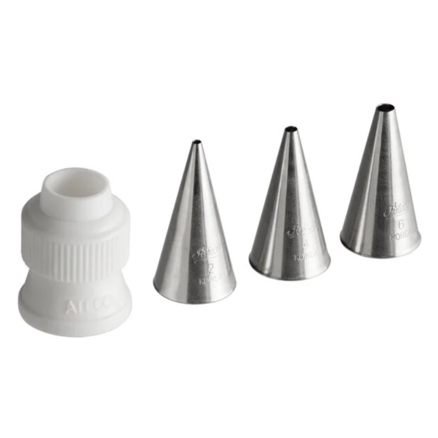 Ateco Writing Tube Set 4-Pc S/S - 380