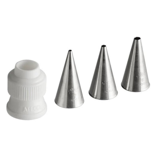 Ateco Writing Tube Set 4-Pc S/S - 380