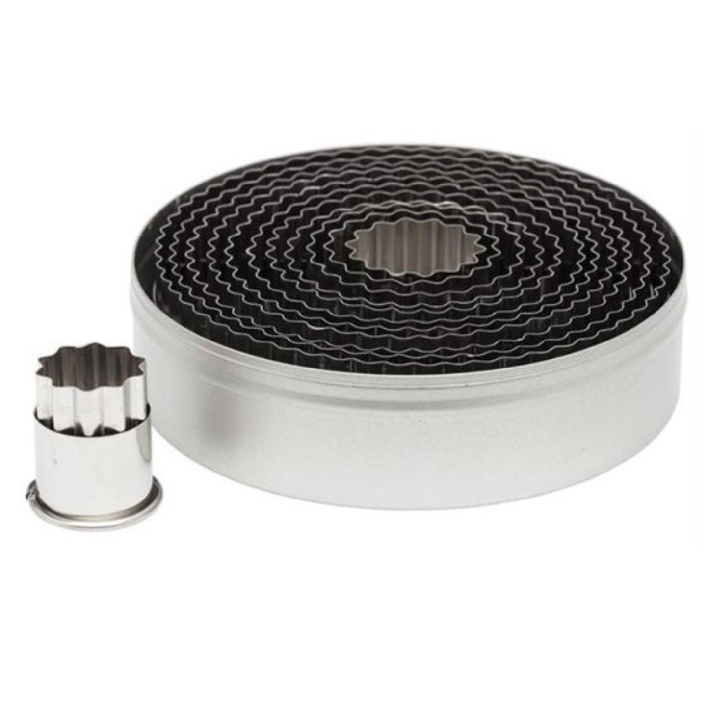 Ateco Fluted Round Cutter Set 12 Piece - 5407