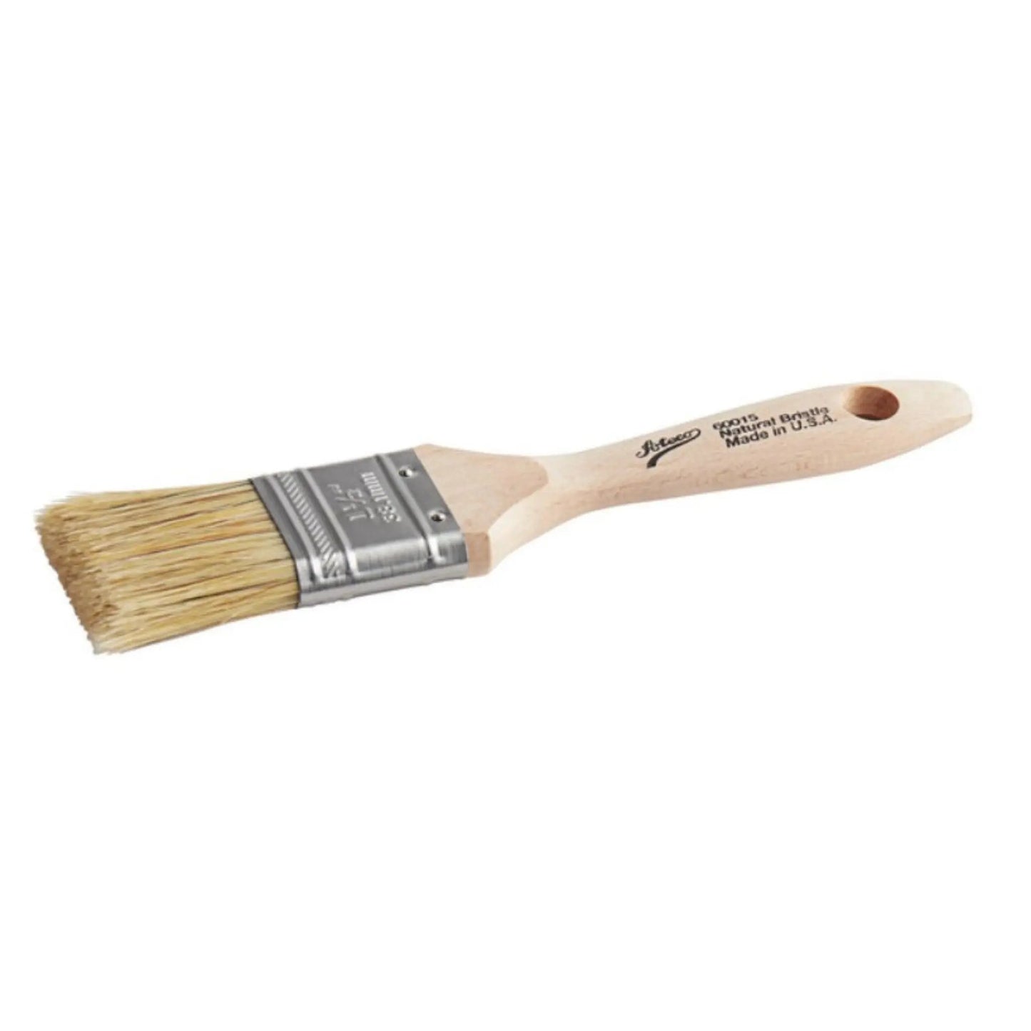 Ateco Pastry Brush, 1 1/2" Wide Boar Bristles - 60015 Ateco