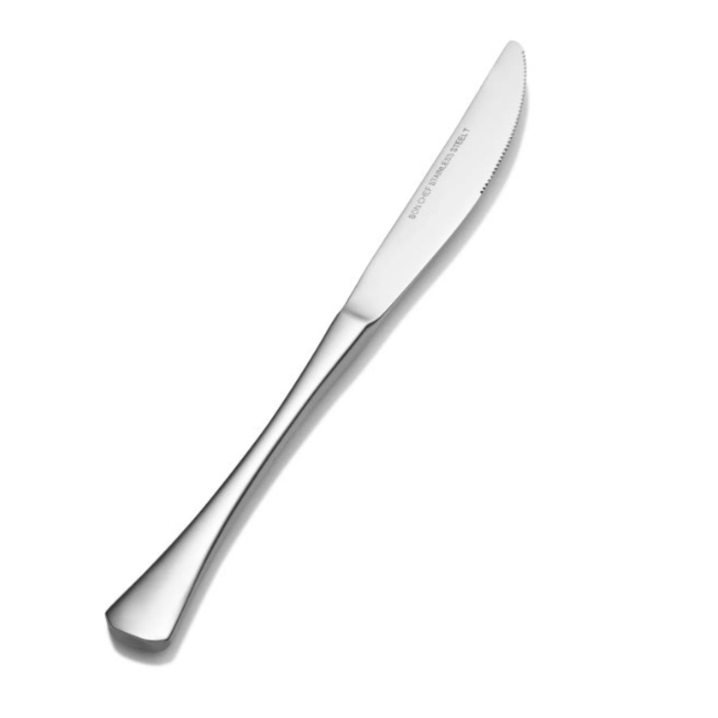 Cuchillo de mesa Bon Chef Aspen Scholastic, 22,5 cm, mango macizo, acero inoxidable 18/10, Bonsteel - DZ