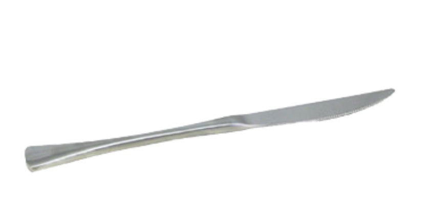 Cuchillo de mesa Bon Chef Aspen Scholastic, 22,5 cm, mango macizo, acero inoxidable 18/10, Bonsteel - DZ