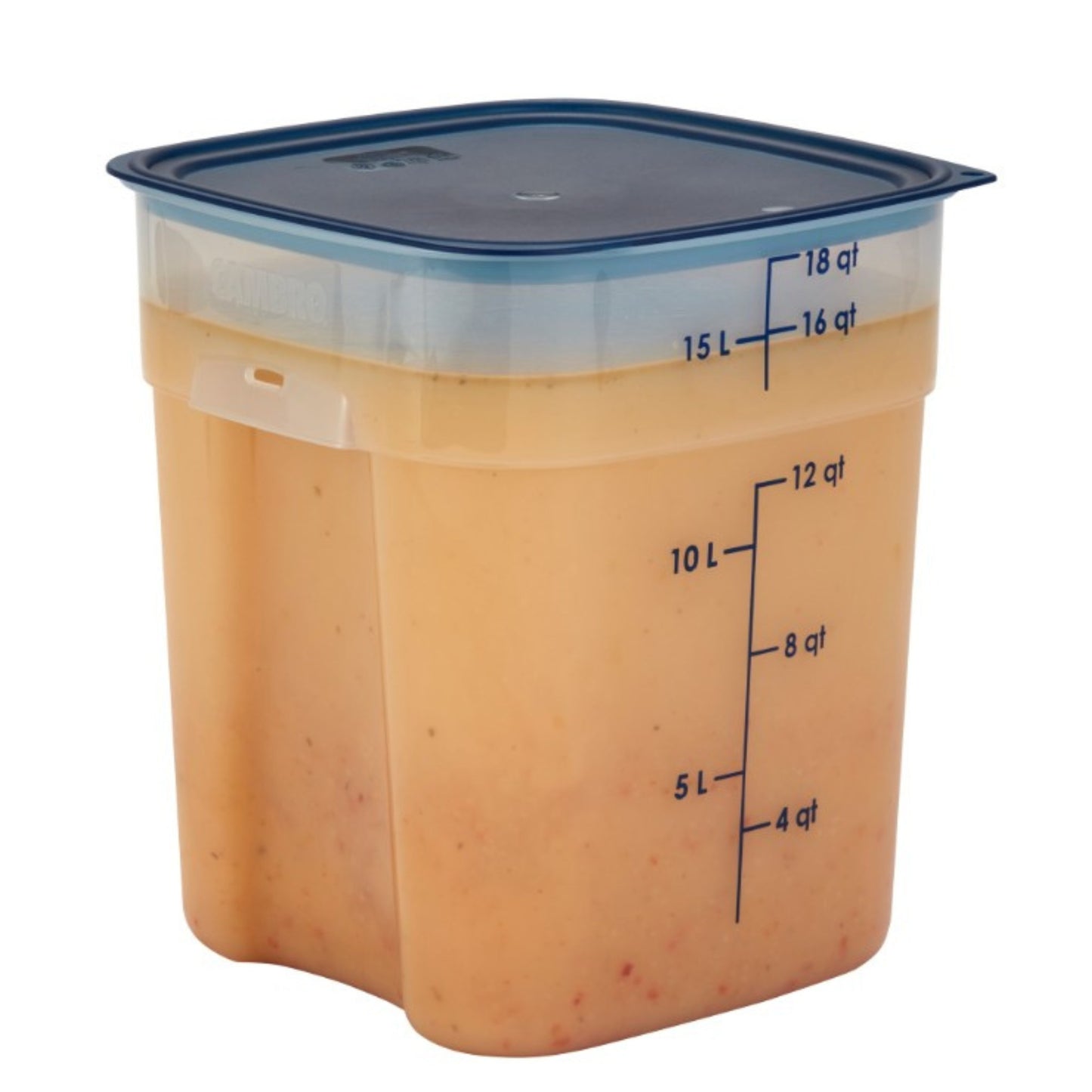 Cambro CamSquare FreshPro Polypropylene Food Container NSF 22 qt - 22SFSPROPP190