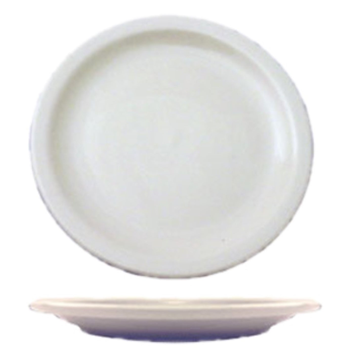 CCK Plate, 7-1/4", Narrow Rim, White - CS3D