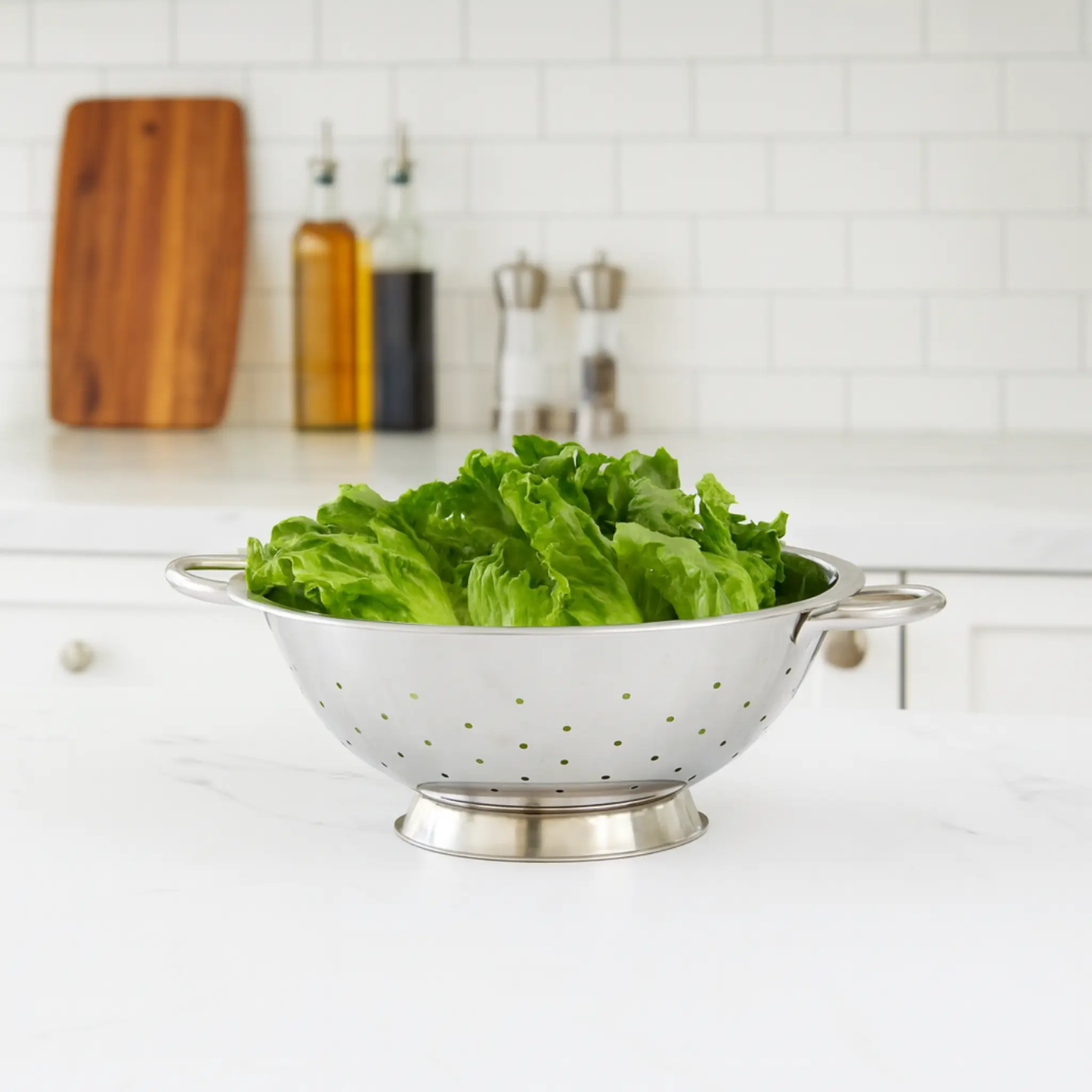 Colander, 14 Quart 14.25 Diameter Stainless Steel - COL-140 California Cooking