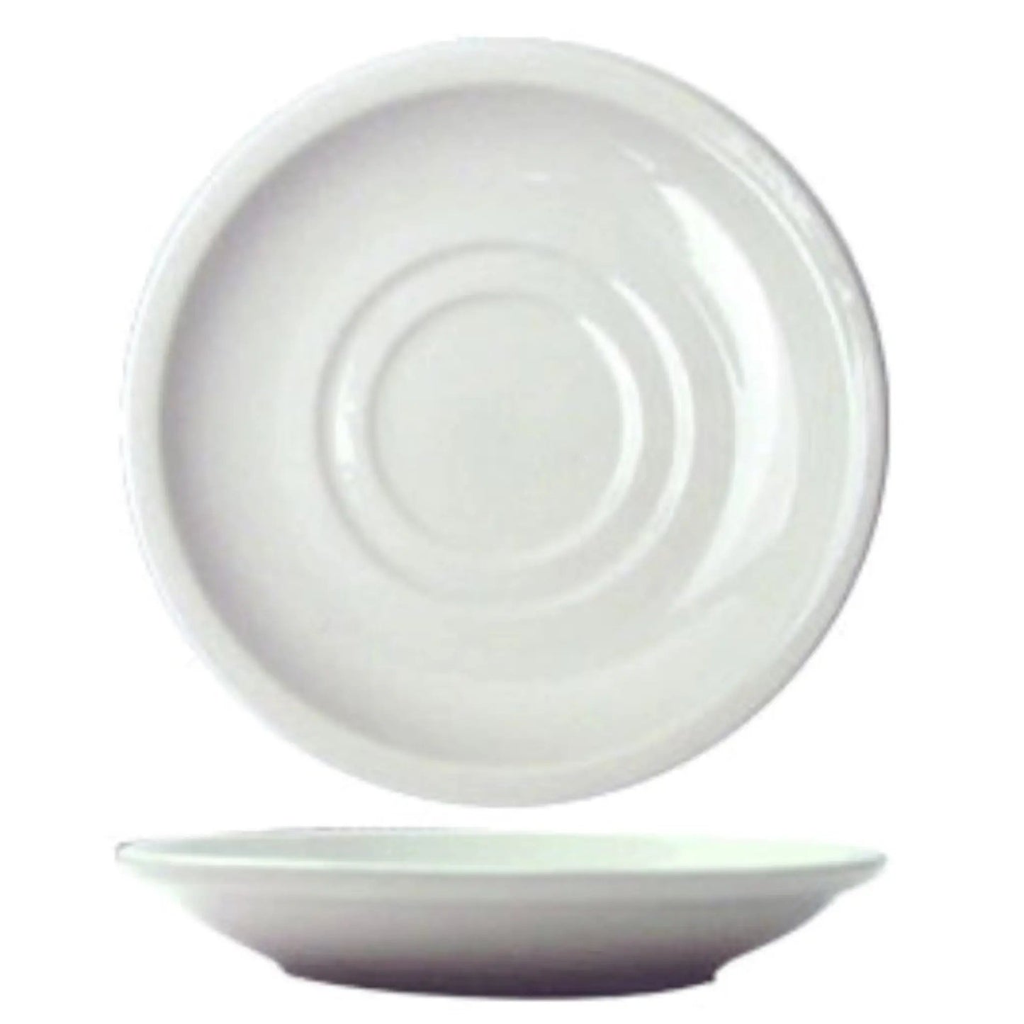 CCK Saucer, 6", Round, Rolled Edge - CS3D California Cooking