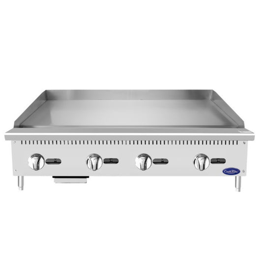 Plancha de gas comercial Atosa de 48" para encimera - ATMG-48