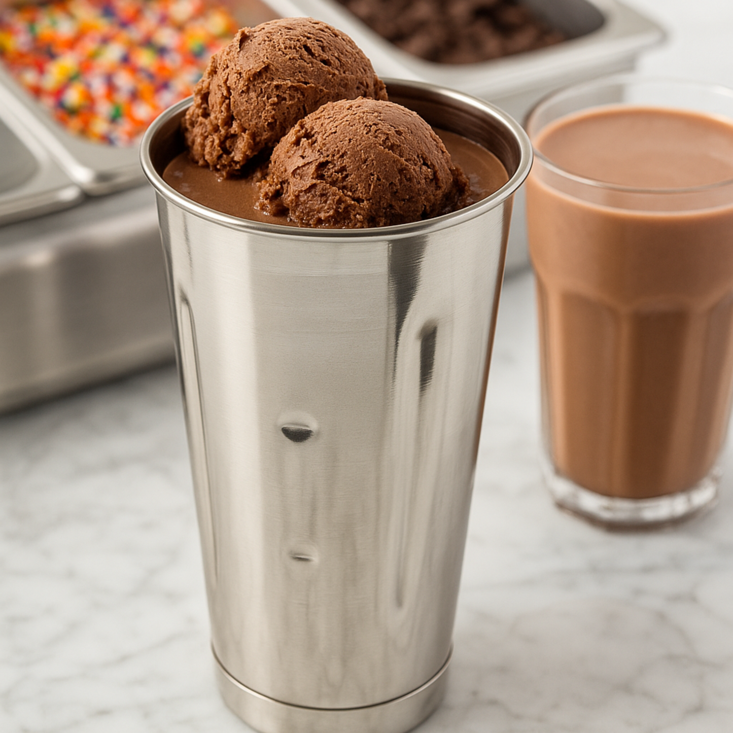 Malt / Milkshake Cup + Stainless Steel 30 oz - MCP-30