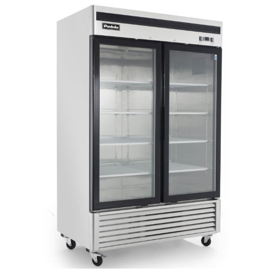 Refrigerador expositor Padela, dos secciones, 47,77 pies cúbicos, montaje inferior - PDG-2R-HC