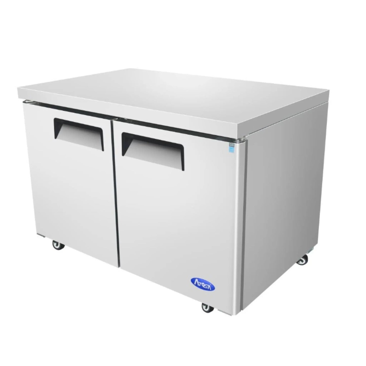 Atosa Freezer, Undercounter 48" Solid Door 2 Section 12 cu ft - MGF8406GR Atosa