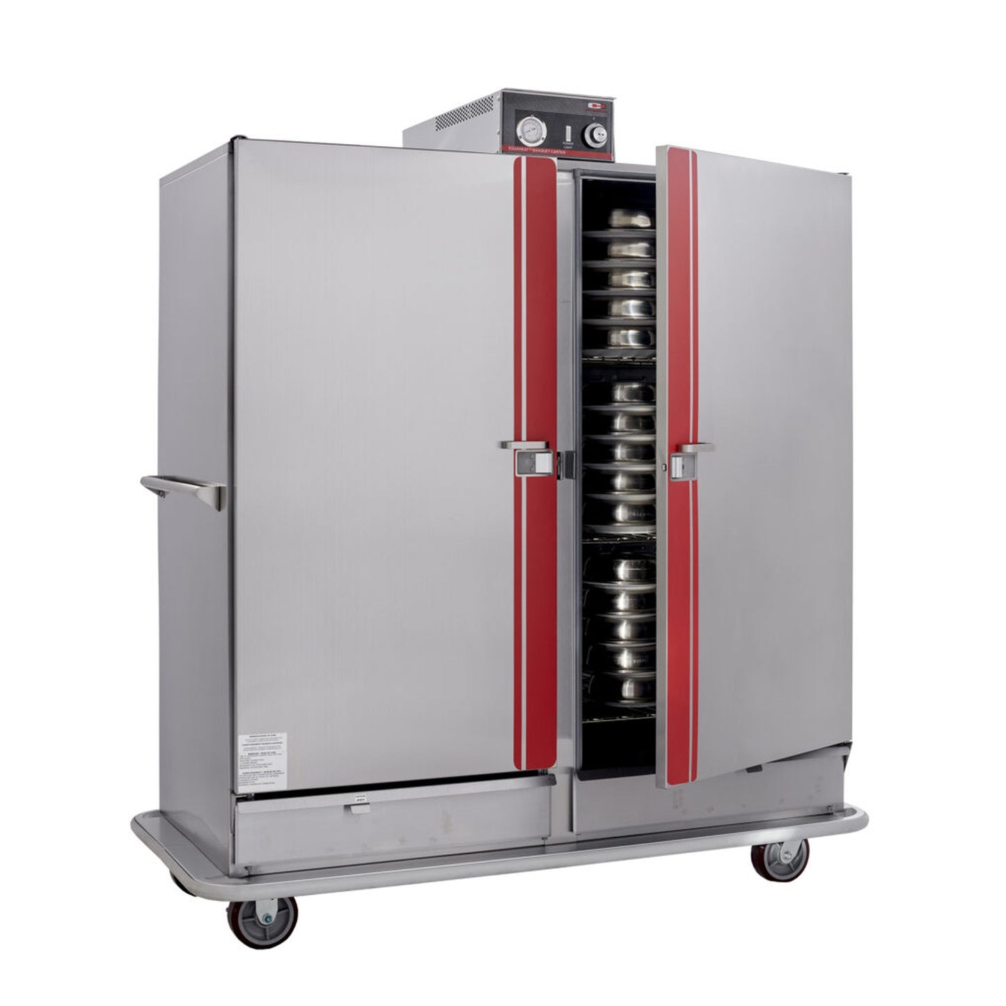 Carter-Hoffmann EquaHeat Stainless Steel Heated Banquet Cart, 150-Plate - BB1600
