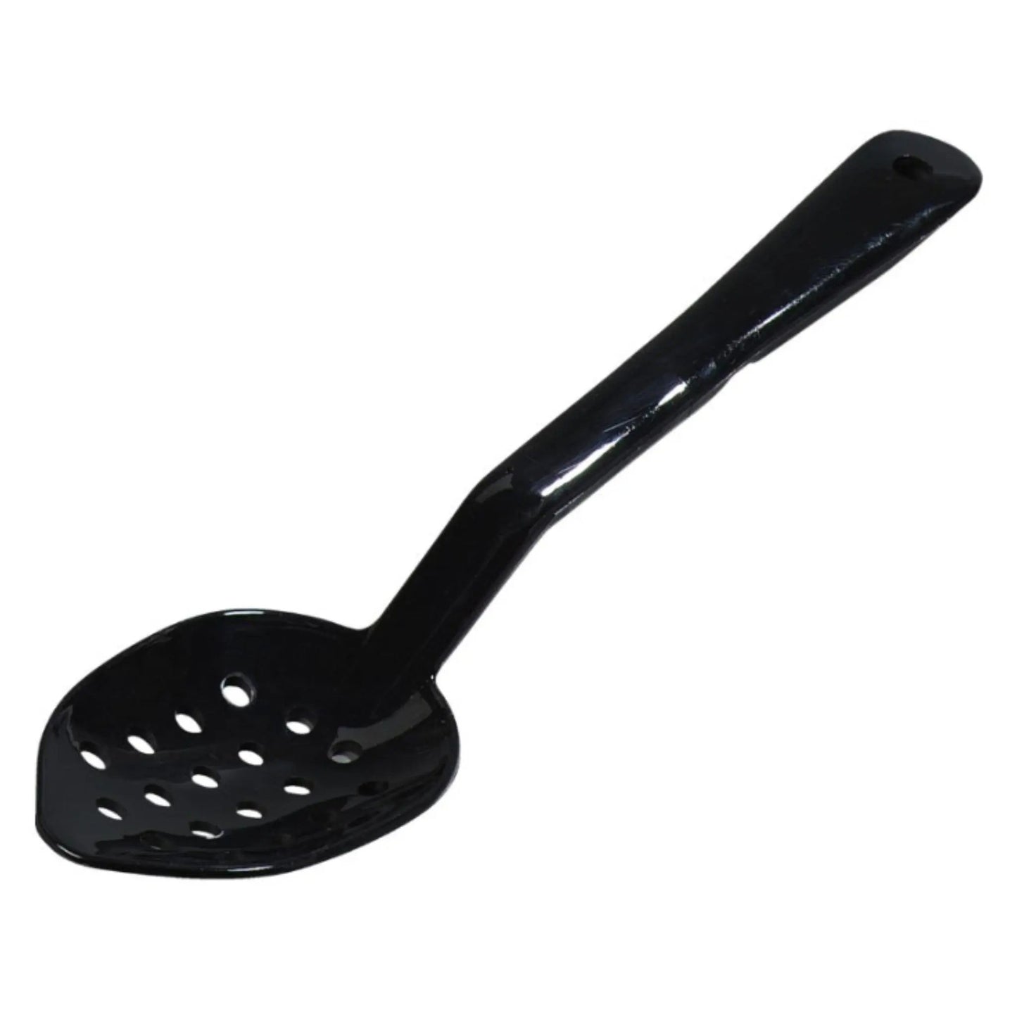 Carlisle Serving Spoon Perforated Black polycarbonate 11" - 441103 Carlisle