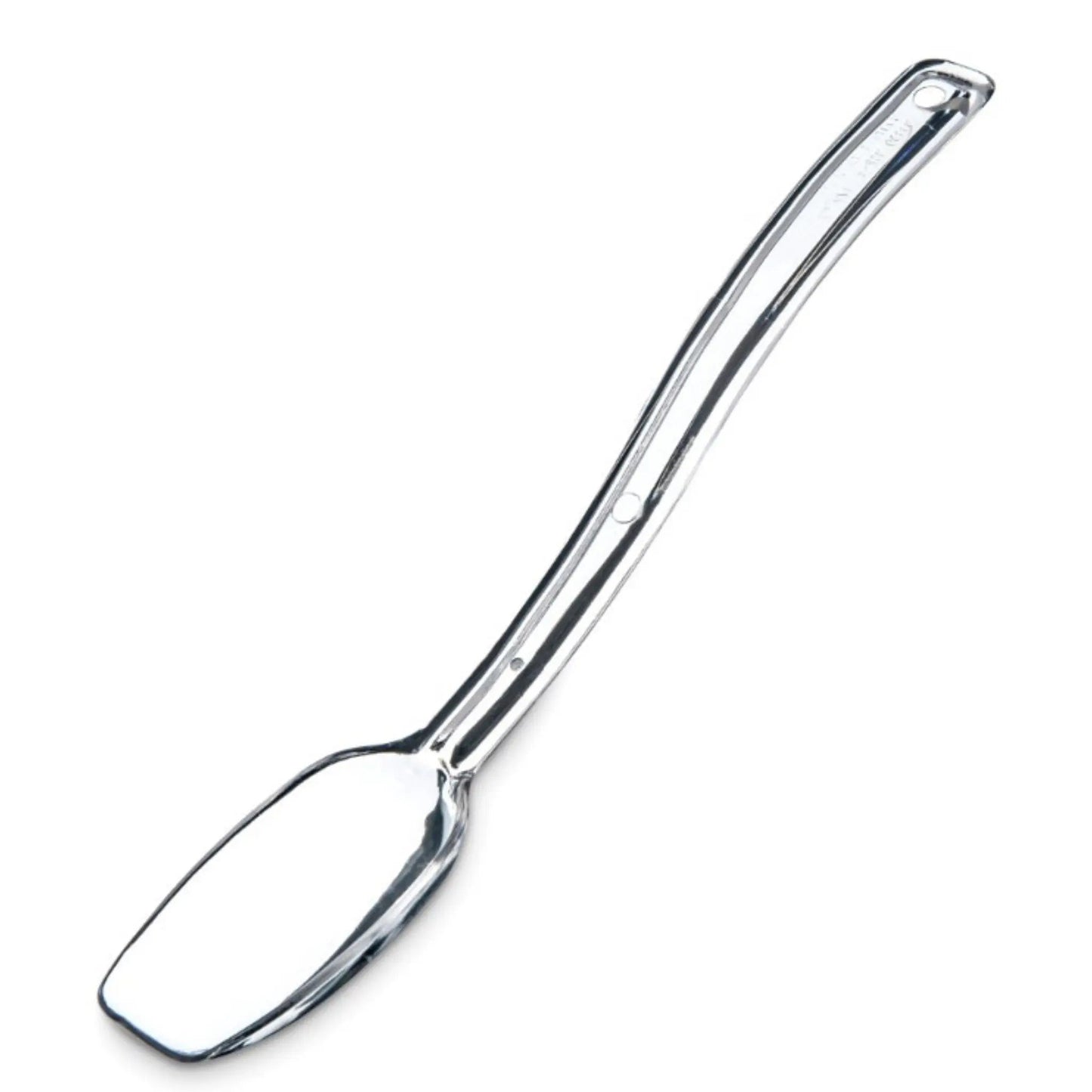 Carlisle Serving Spoon Solid Clear Polycarbonate 8" 1/2oz - 446007 Carlisle