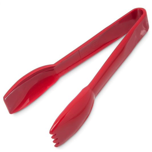 Pinzas para ensalada Carlisle, rojas, 6" HH, de plástico - 460605