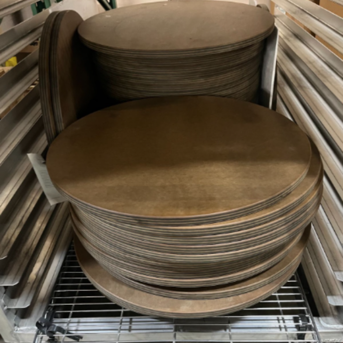 Casework Round Table Top 22" Brown - 22RTBRN - OUTLET