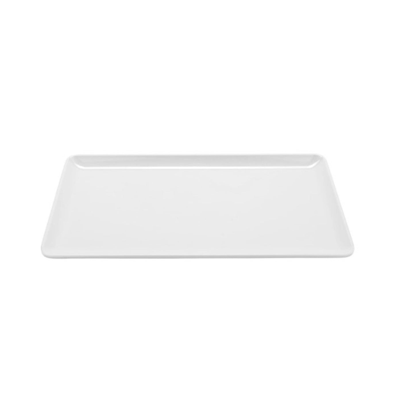 Bandeja Midtown de GET Enterprises, 31,5 x 18 cm, rectangular, blanca - CS-1257-W