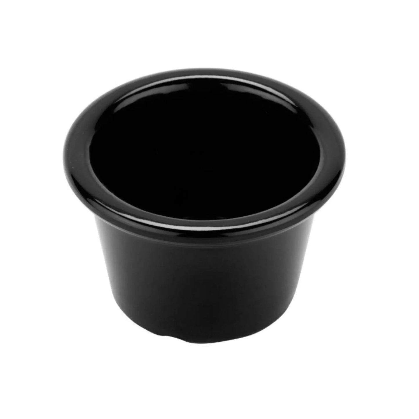 G.E.T. Enterprises Ramekin,1 1/2 oz Smooth - Black - DZ G.E.T. Enterprises