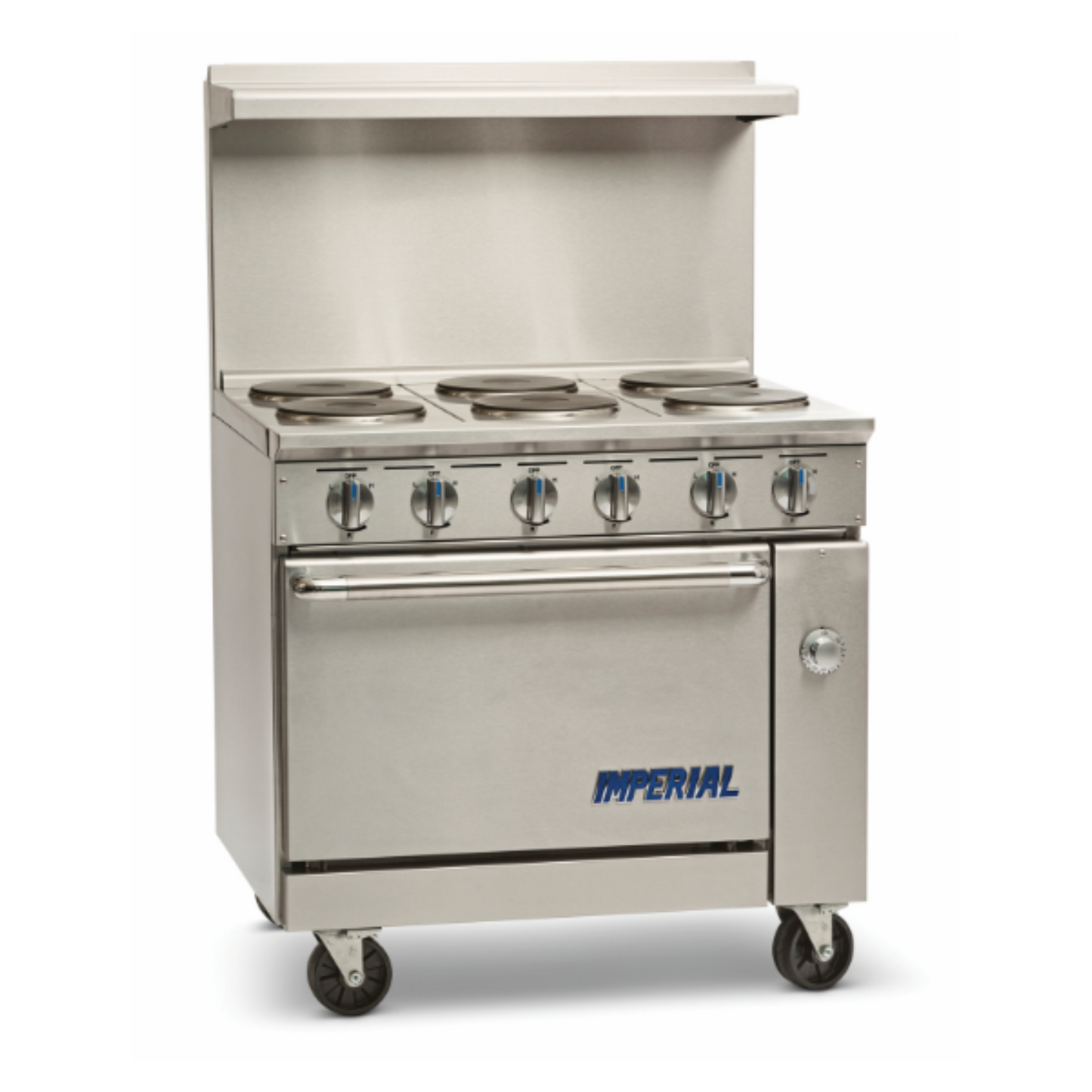 Imperial Pro Series Electric Range Stainless Steel 6 Round Elements - IR-6-E