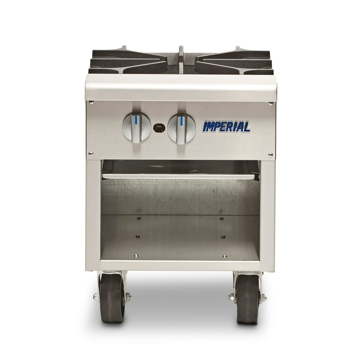 Imperial Single Gas Stock Pot Range NSF 3-Ring Burner 18" - 90,000 BTU - ISPA-18