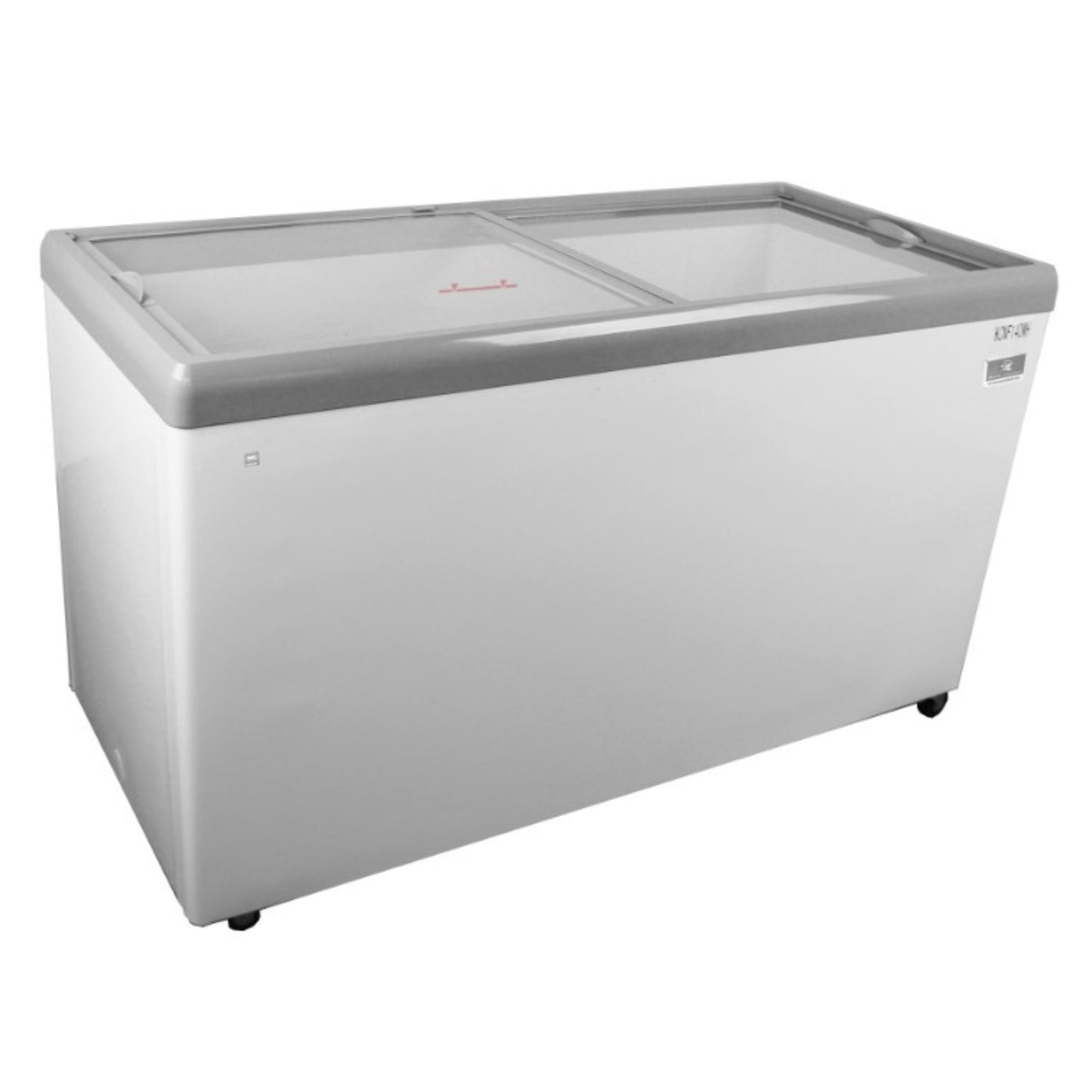 Congelador Kelvinator, tipo arcón, con tapa corrediza de vidrio, 15 pies cúbicos - KCNF140WH