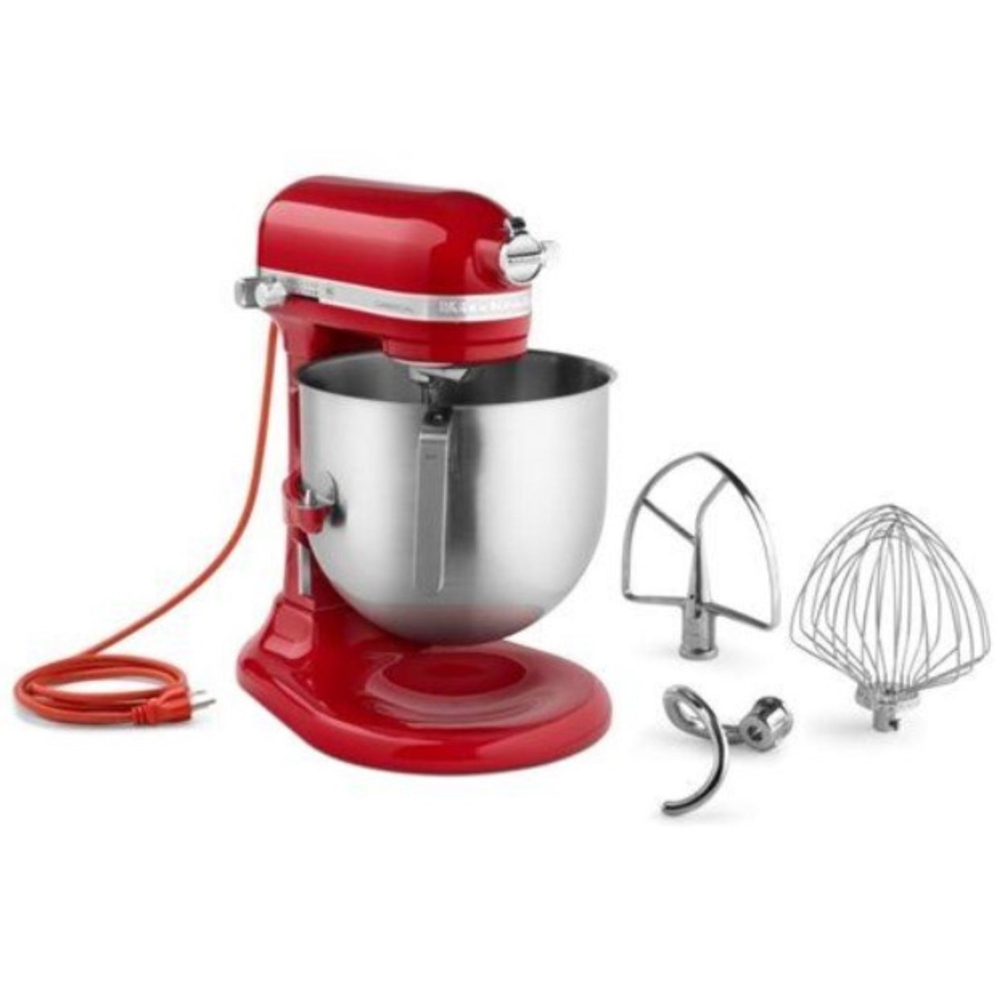 KitchenAid - Amasadora, 8 cuartos, Serie Comercial NSF - Rojo Imperio - KSM8990ER