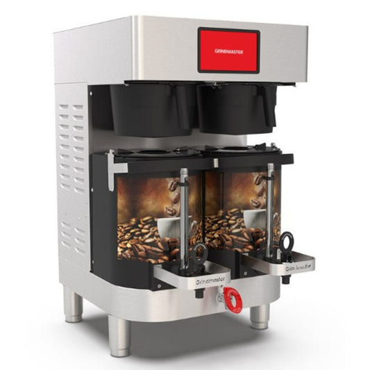 Grindmaster PrecisionBrew Warmer Shuttle Coffee Brewer, Double Brewer - LV606059