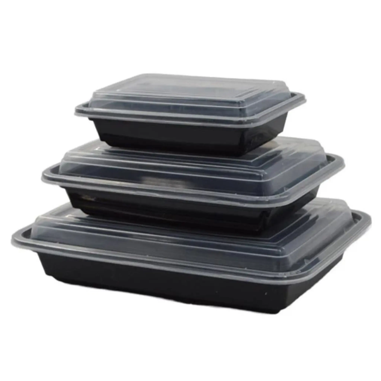 Maple Trade 58 oz Plastic Rectangular Container - CS150 Maple Trade
