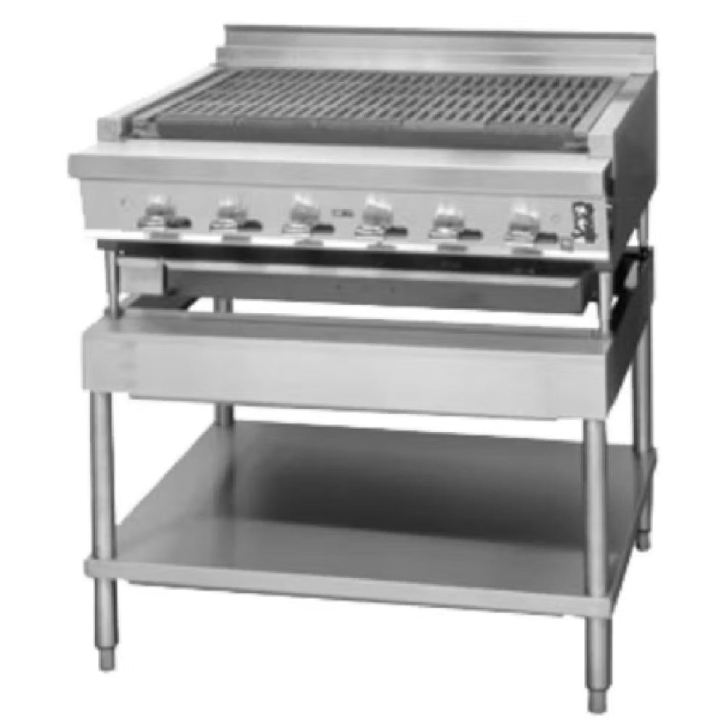 Montague Char-Broiler Low Profile 36" Countertop, Natural Gas - UFLC-36R Montague