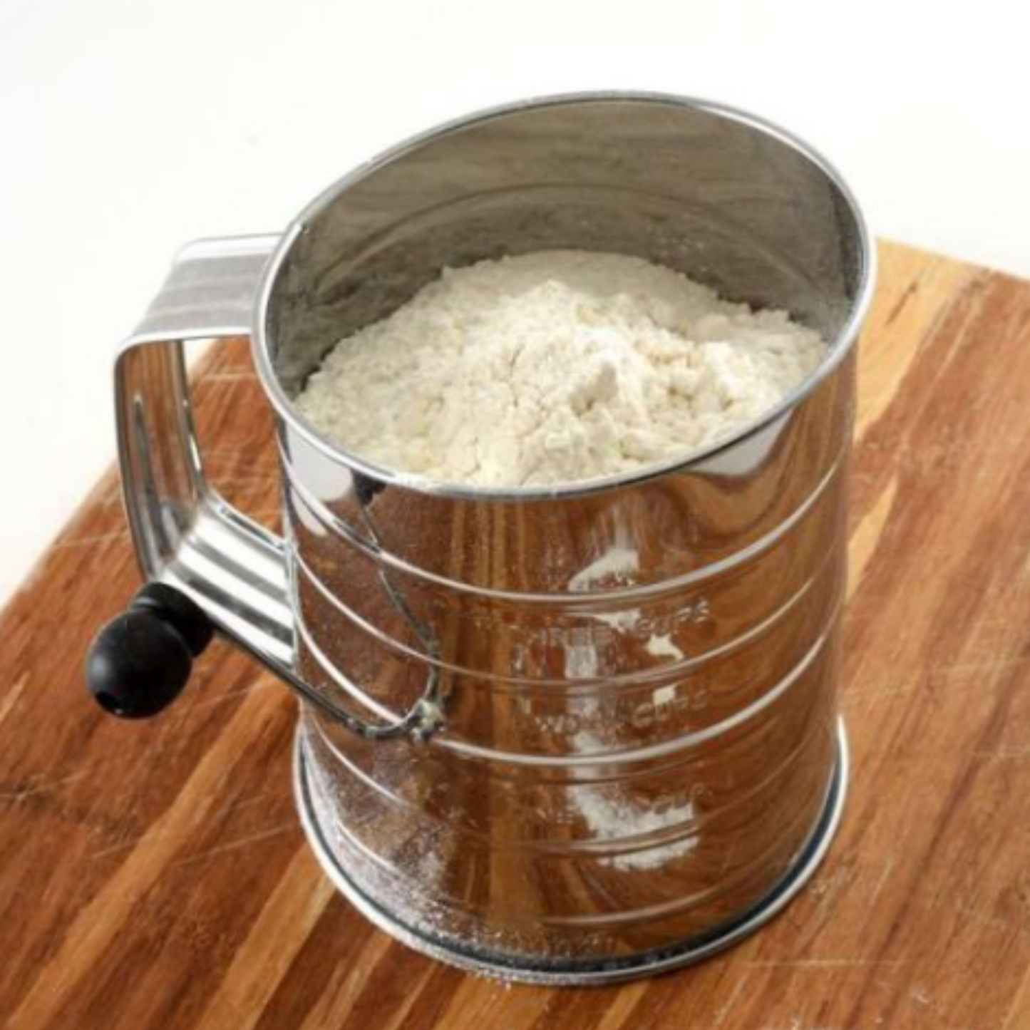 Norpro Stainless Steel Rotary Flour Sifter 24 oz - 136