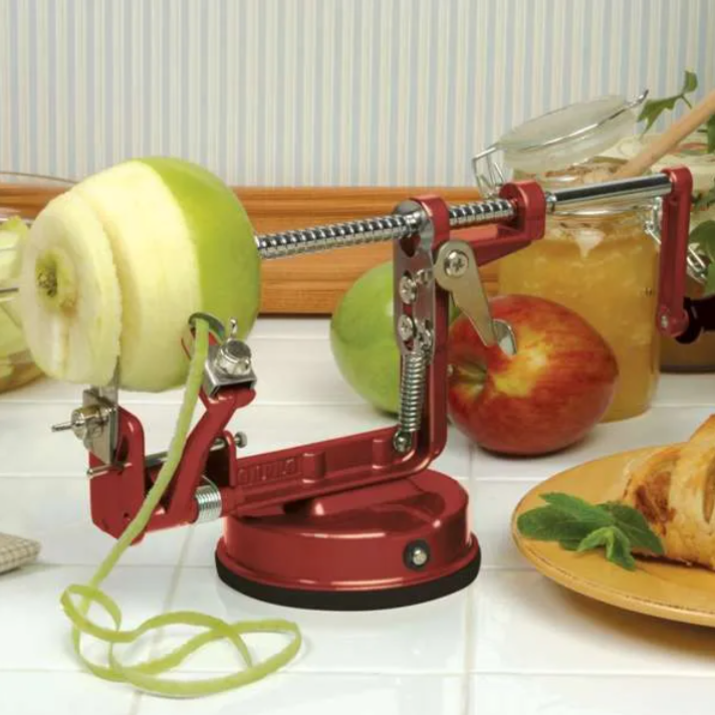 Norpro Apple-Master Parer, Slicer & Corer with Vacuum Base and Clamp - 865R