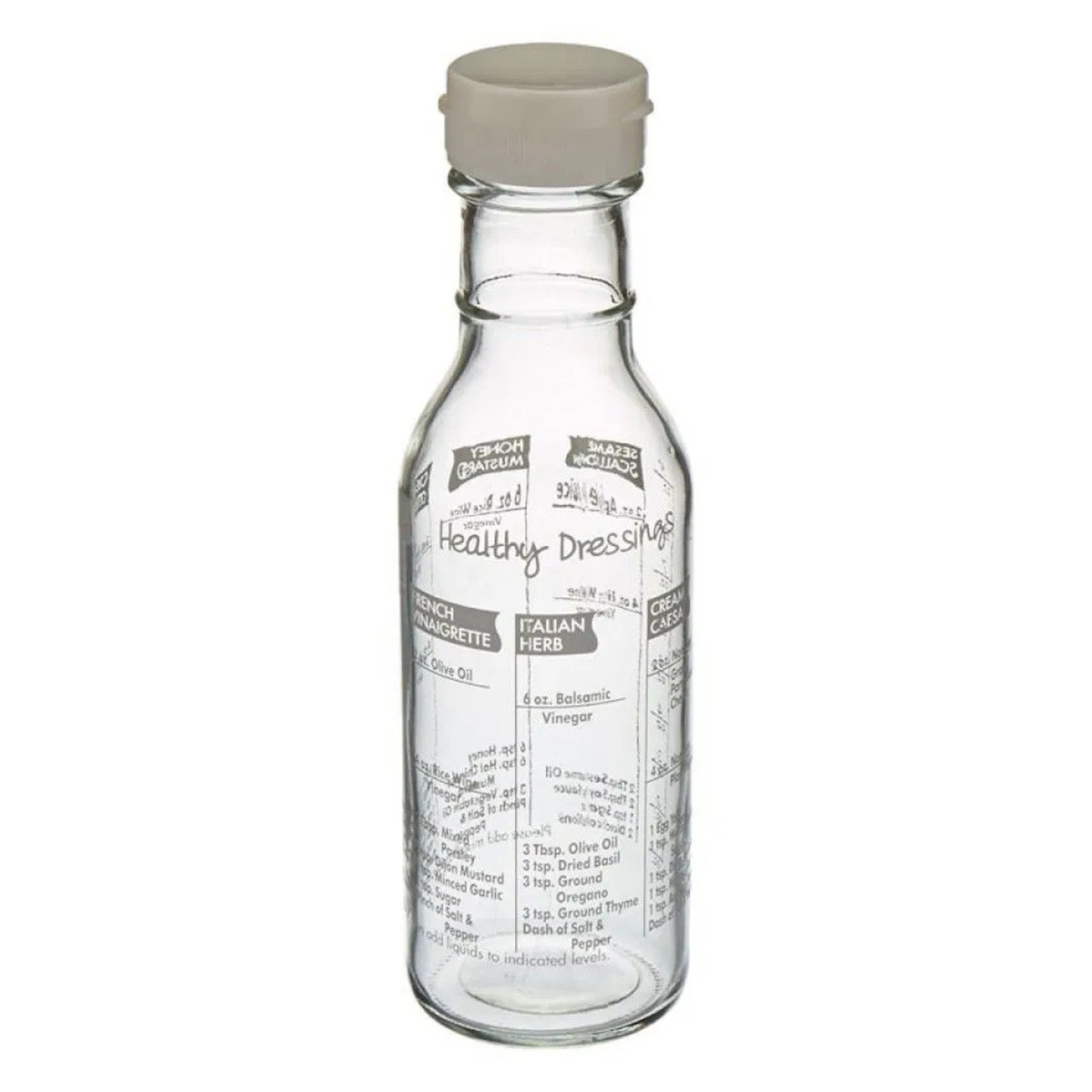 Norpro Salad Dressing Maker Shaker – 11-Ounce Glass - 809D Norpro