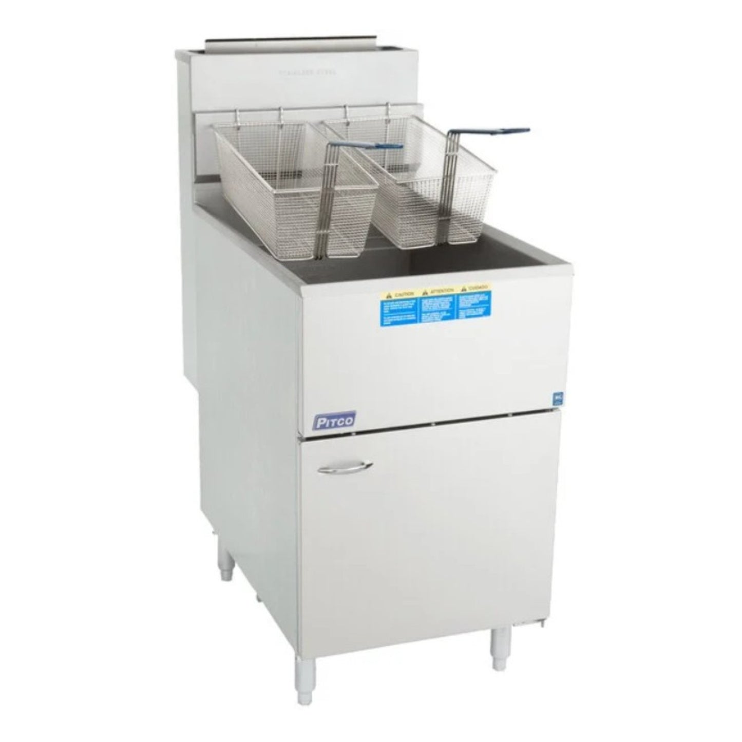 Pitco Gas Floor Fryer 65 lb Capacity - 65C+S