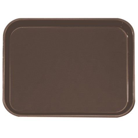 Bandeja antideslizante Cambro Polytread, rectangular, marrón, 14 x 18 - PT1418167