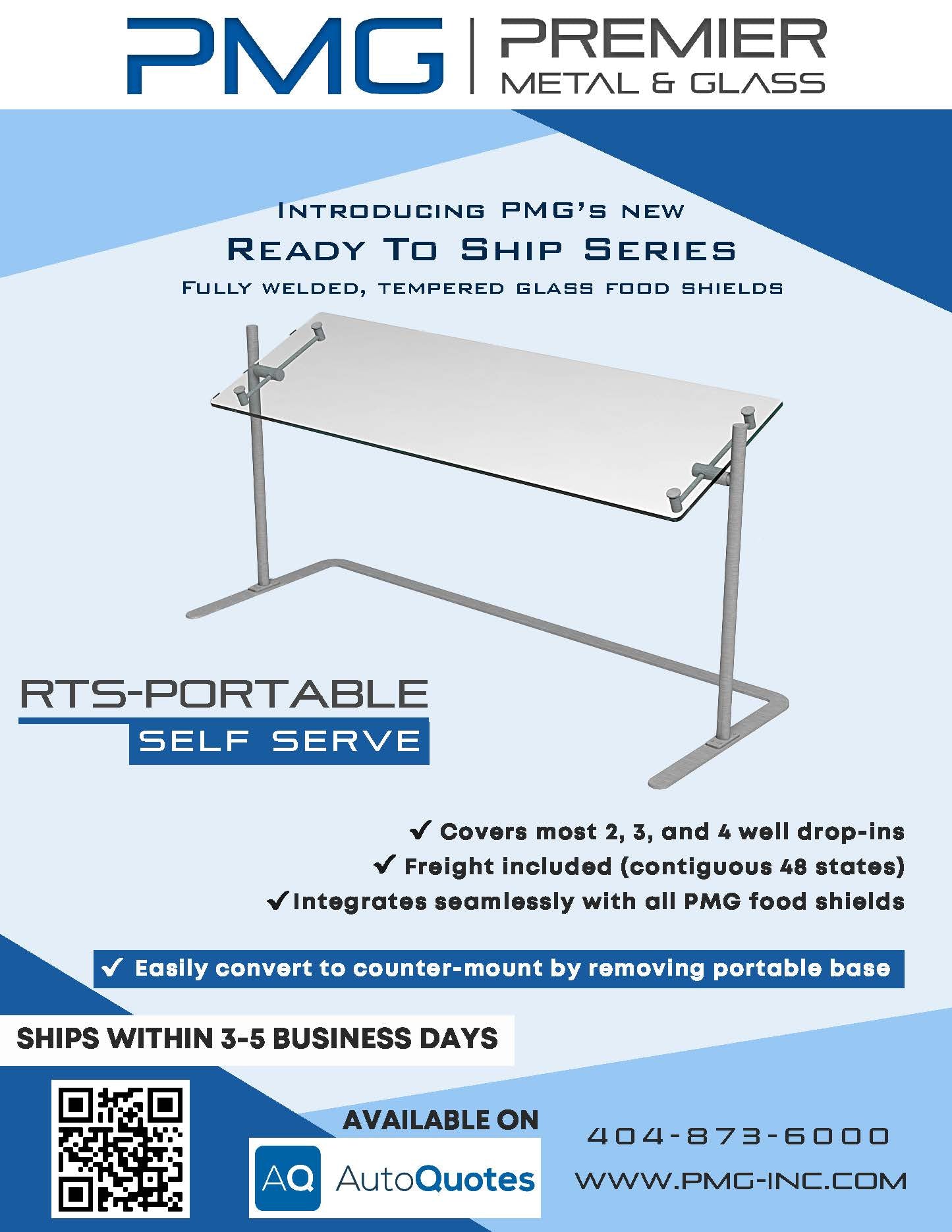 Protector contra estornudos portátil PMG, 86 cm de ancho x 61 cm de alto - RTS-PORTABLE 34