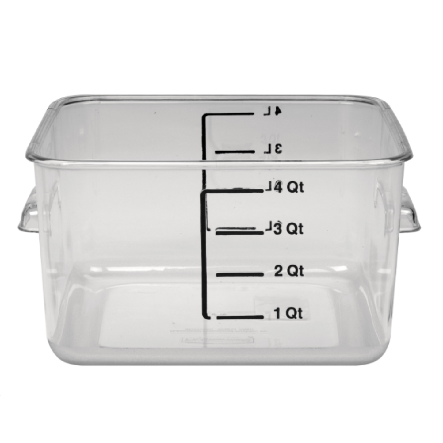 Rubbermaid High-Capacity Square Storage Container - FG630400CLR
