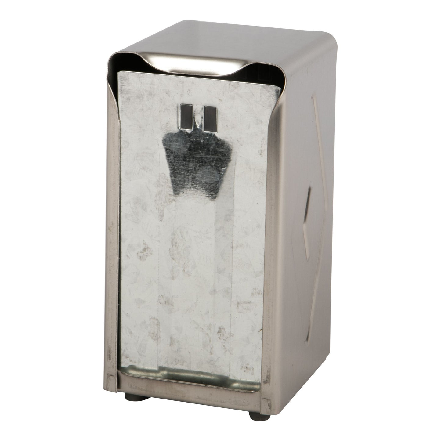 San Jamar Napkin Dispenser Two-sided, Stainless Steel - H900X